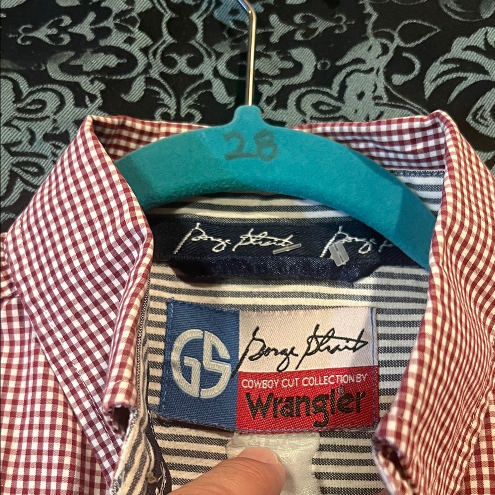 Classic Red Gingham Button-Down Shirt - image 8